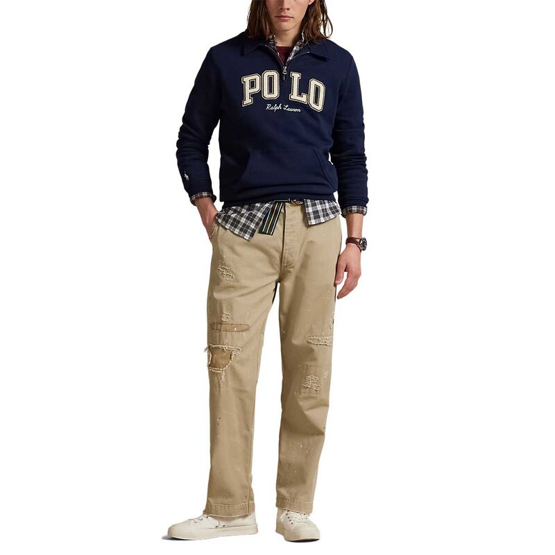 Polo Ralph Lauren Logo Fleece Collared Sweatshirt image number 3